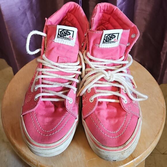 Vans Shoes - Vans Pink Hello Kitty High-Top Sneakers